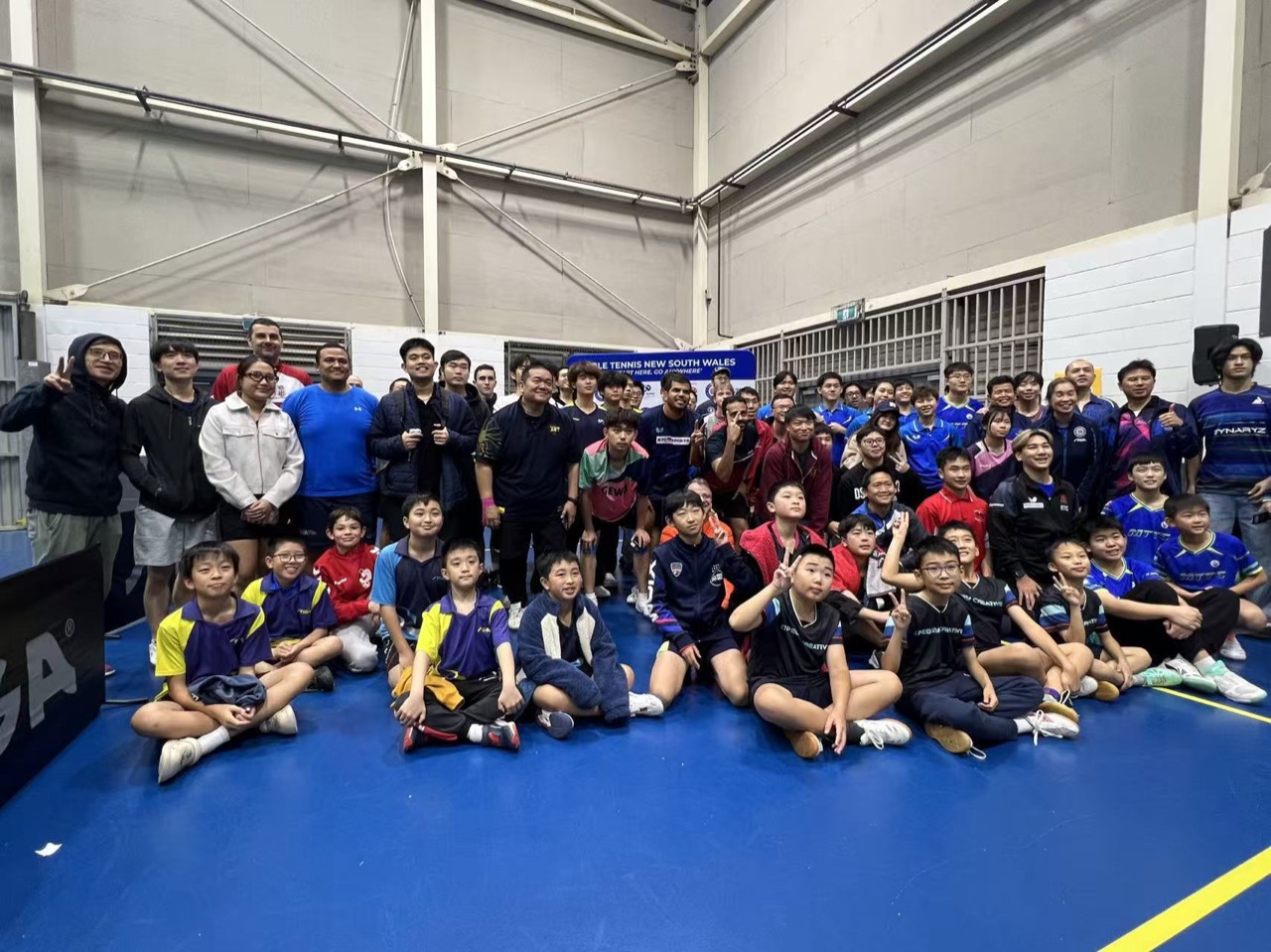 All the young athletes, coaches and officials of the 2026 NSW Metropolitan Division 10 championship together